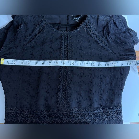 Bardot - Prinnie Mini Dress - Black Lace Long sleeve- Size 8 - Picture 13 of 13